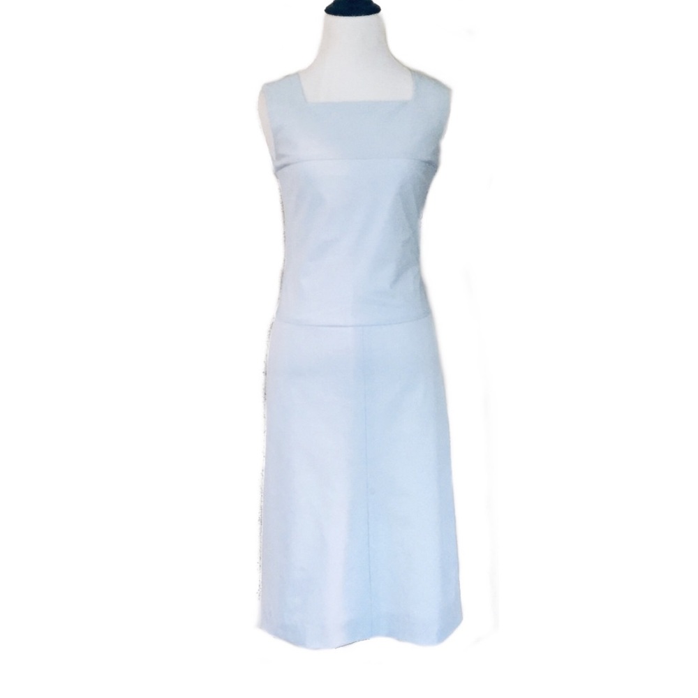 Moon Younghee Sleeveless Light Blue Dress